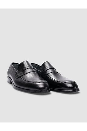 کفش کلاسیک مشکی مردانه چرم خالص Cabani - کد 820234954