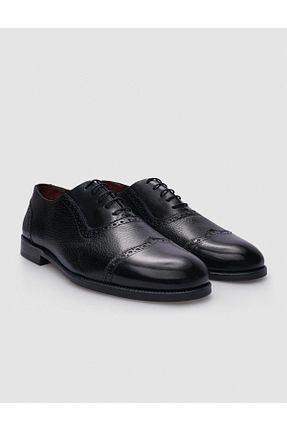 کفش کلاسیک مشکی مردانه چرم خالص Cabani - کد 831916935