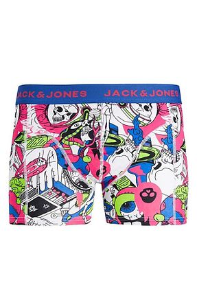 باکسر سرمه ای مردانه طرح دار Jack & Jones - کد 878525641
