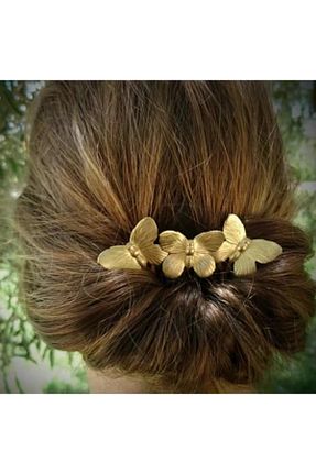 گیره سر طلائی زنانه مودال MutluBiDünya - کد 895349931