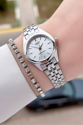 ساعت مچی طوسی زنانه زیر 20 میلی متر Casio - کد 90212659