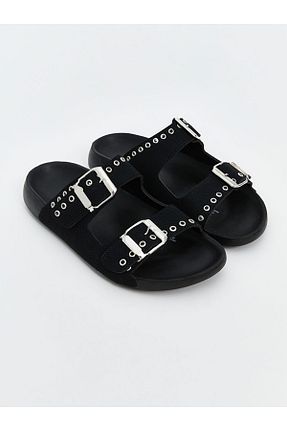دمپائی سبز زنانه چرم مصنوعی LC Waikiki - کد 895366670