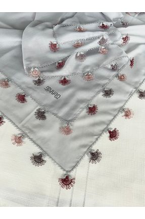روسری طوسی %100 پنبه REYYAN - کد 896782180
