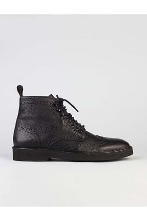 بوت / نیم بوت مشکی مردانه چرم خالص Cabani - کد 213800087