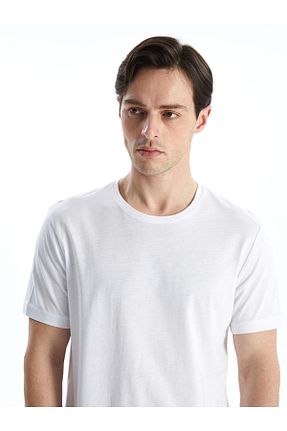 تیشرت سفید مردانه رگولار LC Waikiki - کد 929413982
