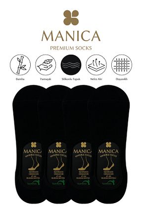 جوراب مشکی مردانه بامبو MANICA - کد 641838491