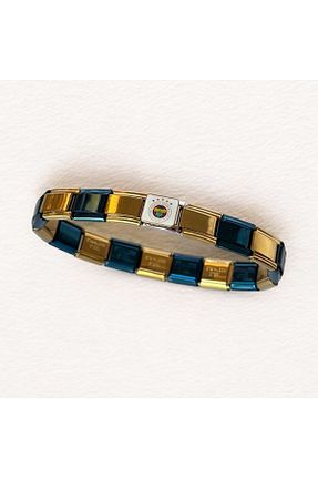 دستبند استیل (فولاد) زرد استیل ضد زنگ nokt - کد 895436211