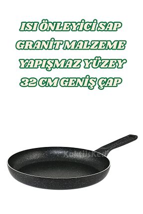 ماهیتابه مشکی 1 پارچه KaktüsKedi - کد 896654706