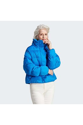 کاپشن آبی زنانه اورسایز adidas - کد 841856731
