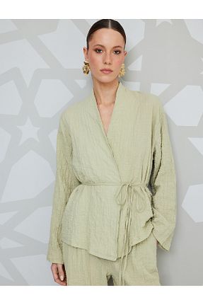 کیمونو و کافتان سبز زنانه پنبه ای Koton - کد 888647949