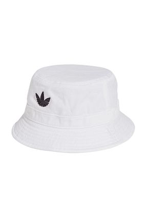 کلاه سفید زنانه پنبه ای adidas - کد 895463650
