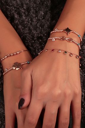 دستبند نقره سفید زنانه 925 عیار Sunshine - کد 2077189