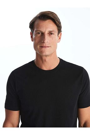 تیشرت مشکی مردانه Relaxed LC Waikiki - کد 895516875