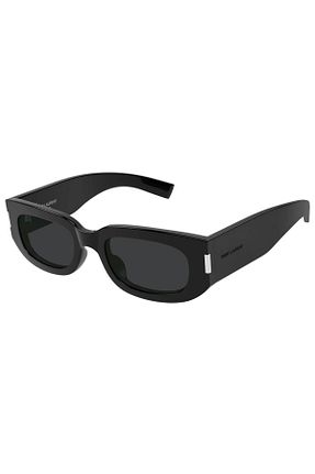 عینک آفتابی مشکی زنانه UV400 Yves Saint Laurent - کد 836383680
