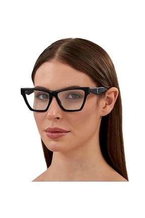 عینک آفتابی مشکی زنانه UV400 Yves Saint Laurent - کد 311736310