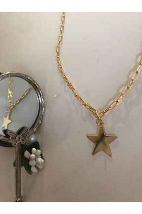 گردنبند استیل ( فولاد ) زرد زنانه استیل (فولاد) TERE STYLE - کد 895521871