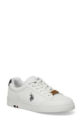 کفش اسنیکر سفید بچه گانه بند دار U.S. Polo Assn. - کد 827230525