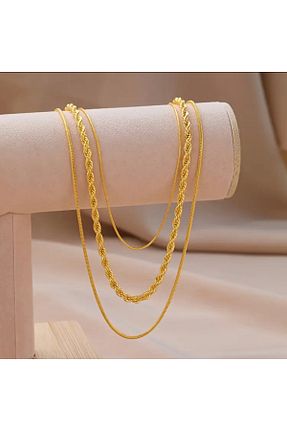 گردنبند جواهر زرد زنانه Accessories - کد 895527911