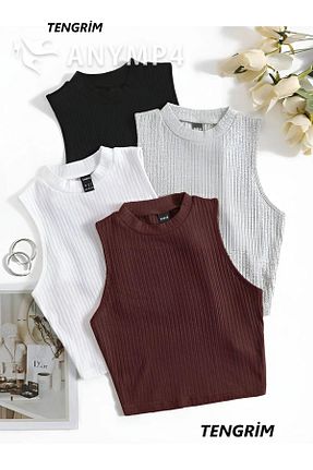 بادی رنگی زنانه یقه دوچرخه TeNgRiM - کد 895572727