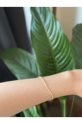 دستبند استیل (فولاد) طلائی زنانه استیل (فولاد) Anetta Jewelry - کد 895610480