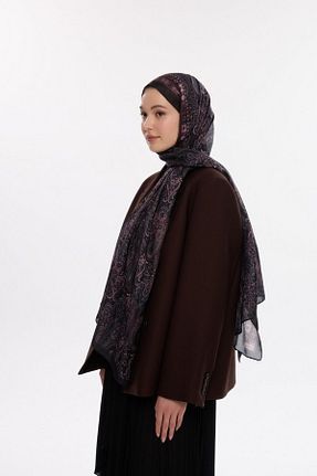 شال زرشکی زنانه پنبه پلی استر MİRSOY SCARF - کد 895613654