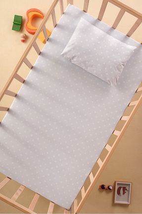 ملحفه کودک و نوزاد آبی Poplin Bondberro - کد 896995508