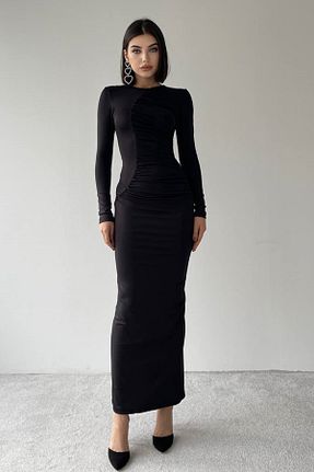 لباس مشکی زنانه بافتنی barış sülün lovebox - کد 895641844