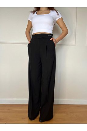شلوار مشکی زنانه ویسکون Butik - کد 883114435