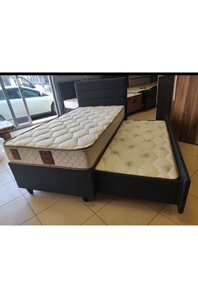 تختخواب جک دار طوسی تکنفره Niva Baza - کد 895664310