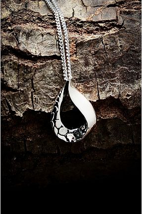 گردنبند نقره سفید زنانه 925 عیار Ebrar Silver - کد 895675997