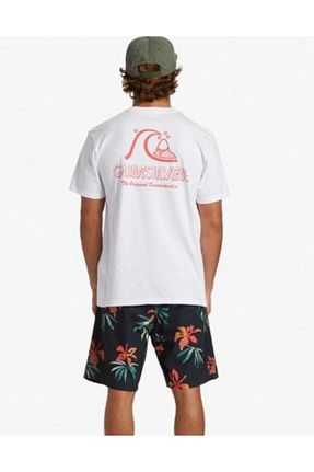 تیشرت سفید مردانه اسلیم فیت Quiksilver - کد 817877599