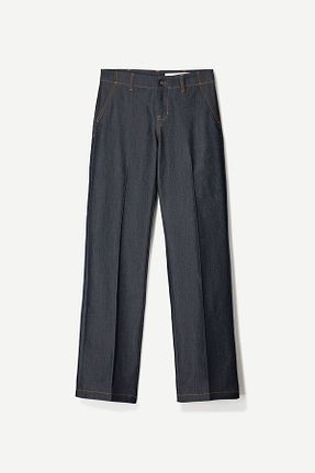 شلوار سرمه ای زنانه پنبه ای Bershka - کد 895672311