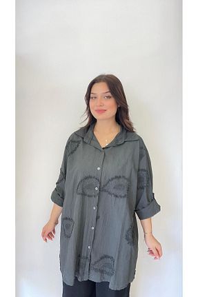 پیراهن طوسی زنانه Relaxed LADY RIVSD - کد 895710697