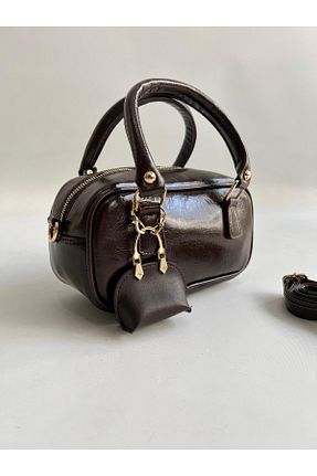 کیف دوشی قهوه ای زنانه چرم مصنوعی Mia Collection - کد 895711135