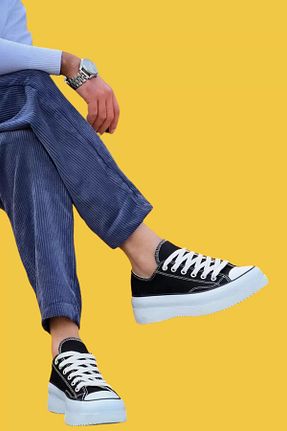 کفش کژوال مشکی مردانه پارچه ای shoecide - کد 886221523
