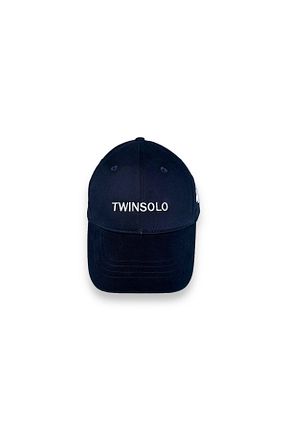 کلاه سرمه ای زنانه پنبه ای TWINSOLO - کد 895706581