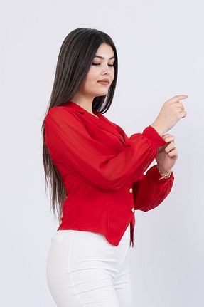 پیراهن قرمز زنانه اسلیم MissVina - کد 895730714