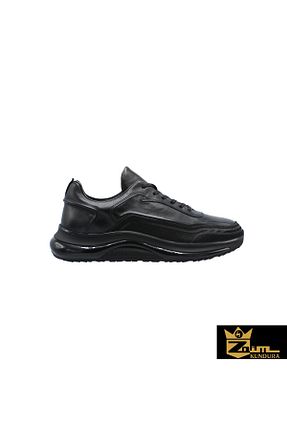 کفش کژوال مشکی مردانه چرم خالص Zaim Kundura - کد 895777548