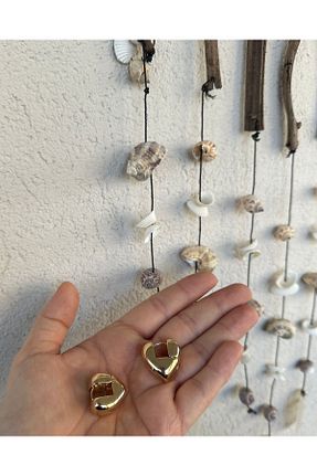 گوشواره استیل (فولاد) زرد زنانه استیل ضد زنگ MAT STORE - کد 895782116