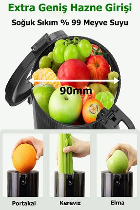 آبمیوه گیری میوه و سبزیجات مشکی Rowenger - کد 897913289