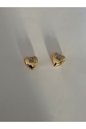 گوشواره استیل (فولاد) زرد زنانه استیل ضد زنگ MAT STORE - کد 895782116