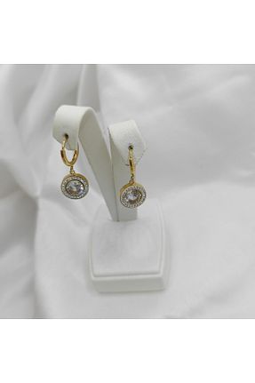 گوشواره استیل (فولاد) طلائی زنانه استیل (فولاد) MODA - کد 895783778