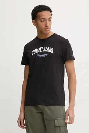 تیشرت مشکی زنانه رگولار Tommy Hilfiger - کد 895782187