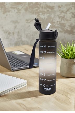 بطری آب و قمقمه مشکی M&B WATER BOTTLE - کد 818182045