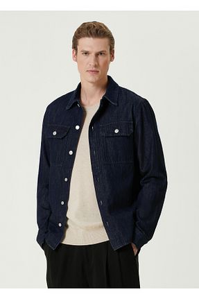 پیراهن آبی مردانه رگولار Dries Van Noten - کد 897187009