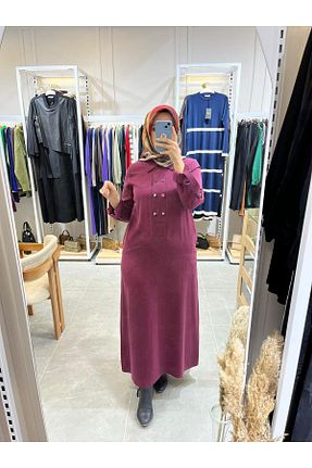 لباس حجاب بنفش زنانه رگولار Nuss - کد 865269737