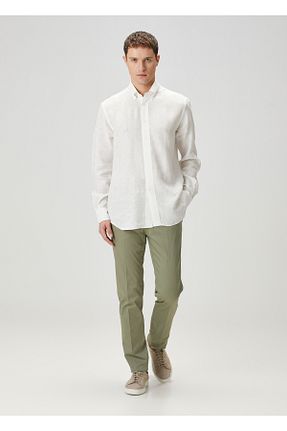 شلوار سبز مردانه پاچه ساده Corneliani - کد 897194154