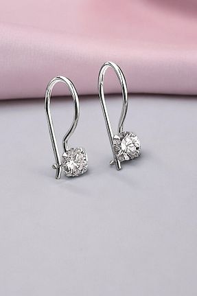 گوشواره نقره سفید زنانه 925 عیار jelux silver - کد 275924507