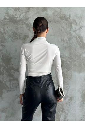 بلوز سفید زنانه ساده dignus - کد 901895865