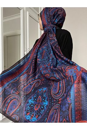 شال رنگی زنانه پنبه پلی استر AMİNENESİL - کد 895880122